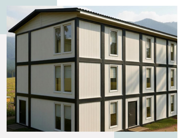 Модульные общежития в Учалах