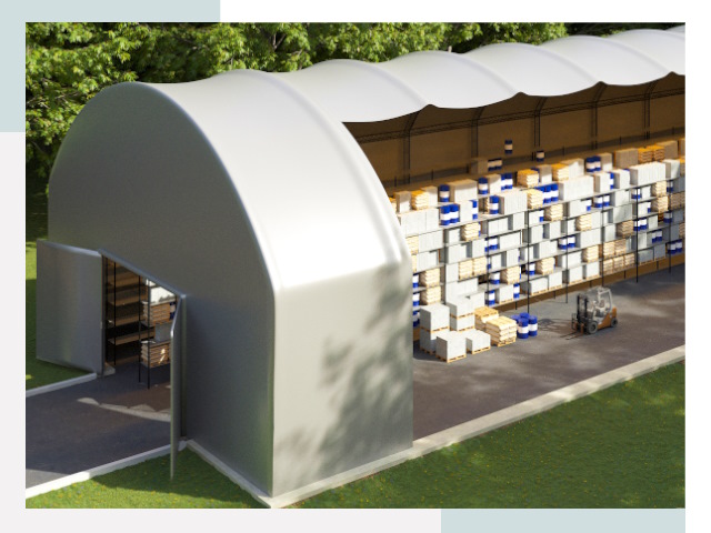 Тентовые ангары в Учалах