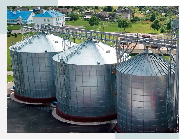 Металлические силосы в Учалах