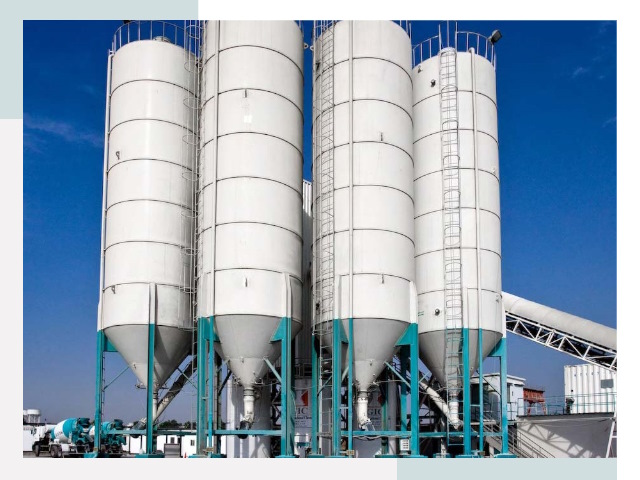 Строительство цементных силосов в Учалах