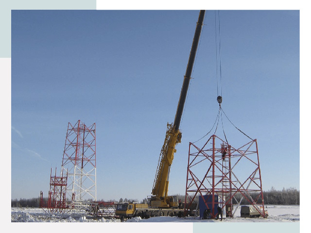 Монтаж вышек связи в Учалах