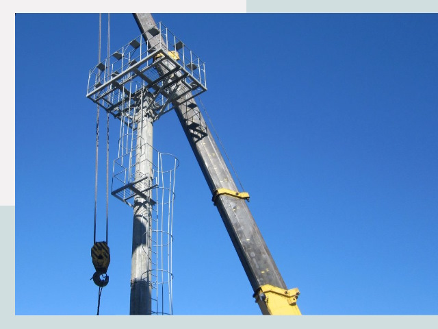 Монтаж осветительных мачт в Учалы от 610 руб.