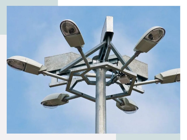 Монтаж осветительных мачт в Учалах