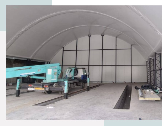 Внутреннее оснащение ангаров в Учалах