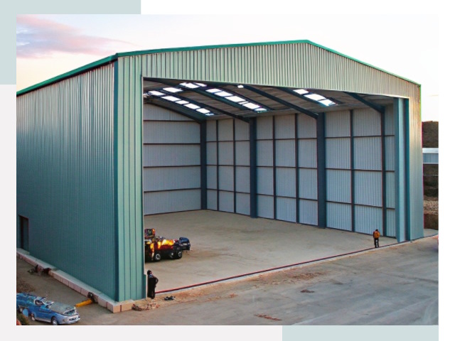 Строительство ангаров в Учалах